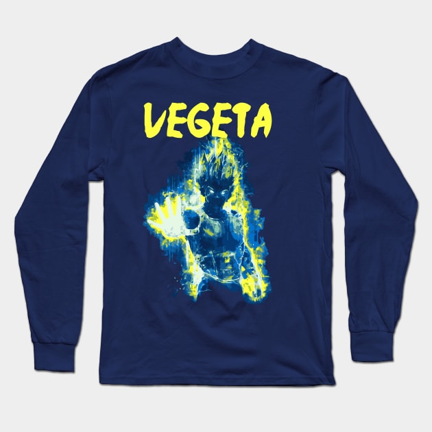 Vegeta - Dragonball Z Long Sleeve T-Shirt by Joker & Angel